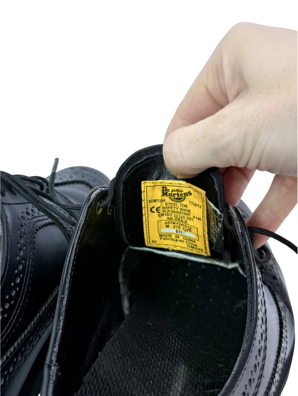 Dr Martens Steel Toe Brogue Shoes US 8